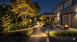 Éclairage extérieur de jardin